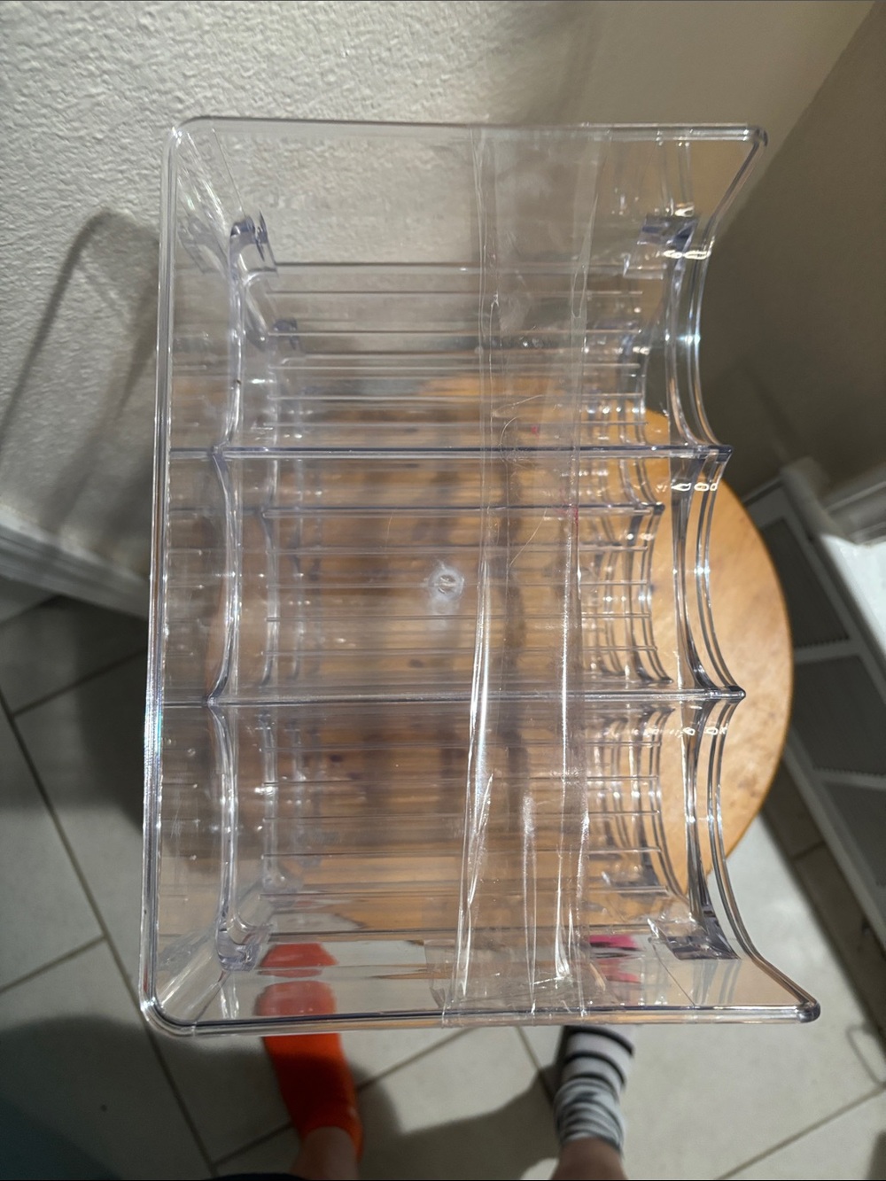 Clear Stackable 4-Tier Bottle & Can Rack - Picture 5 of 6